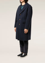 CAPPOTTO MONOPETTO AAMBURGO BLU NAVY