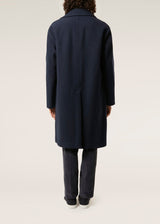 CAPPOTTO MONOPETTO AAMBURGO BLU NAVY