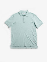 AANDAU AQUA GREEN COTTON POLO SHIRT