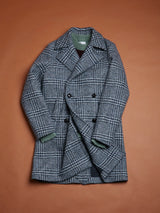 AALBANY DOUBLE BREASTED CHECKED COAT