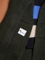 AAMBURGO CAPPOTTO IN LANA PETTINATA